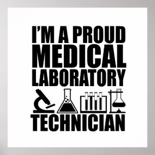Laboratorietekniker för medicinska laboratorier poster