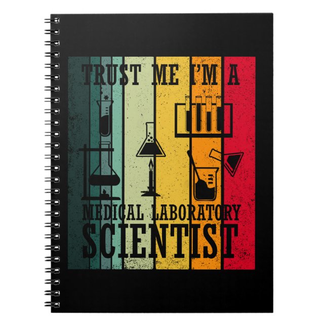 Laboratorietekniker i humor anteckningsbok (Framsidan)