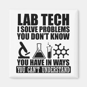Laboratorietekniker i Laboratorium humor Magnet