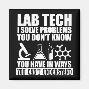 Laboratorietekniker i Laboratorium humor Magnet