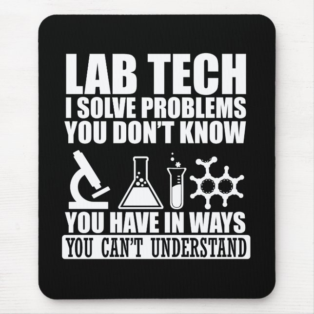 Laboratorietekniker i Laboratorium humor Musmatta (Framsidan)