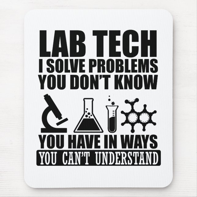 Laboratorietekniker i Laboratorium humor Musmatta (Framsidan)