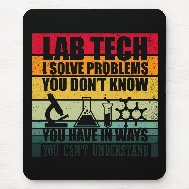 Laboratorietekniker i Laboratorium humor Musmatta (Framsidan)