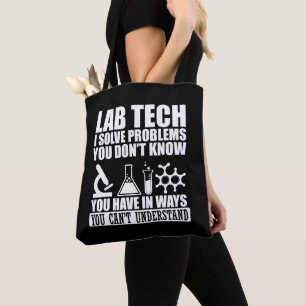 Laboratorietekniker i Laboratorium humor Tygkasse