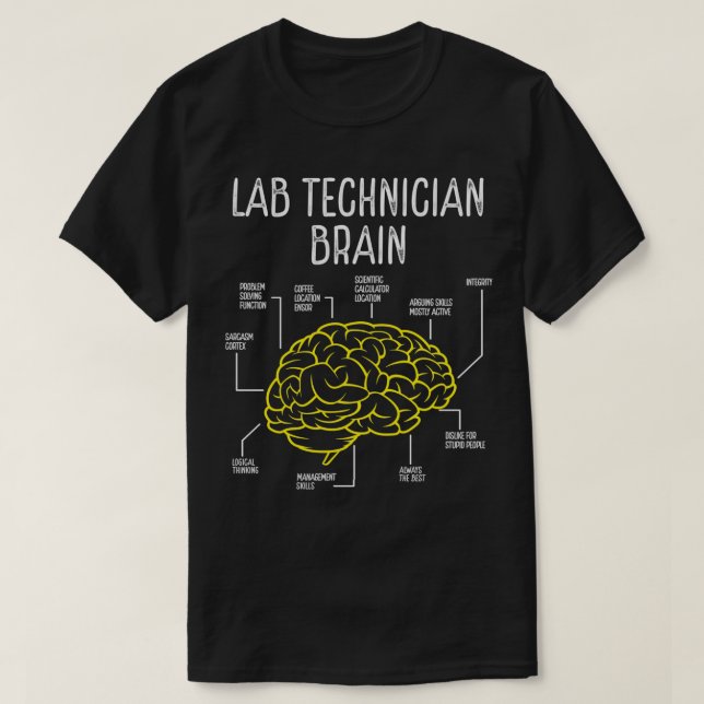 Laboratorietekniker Lab Tech Labratory Scientist T Shirt (Design framsida)