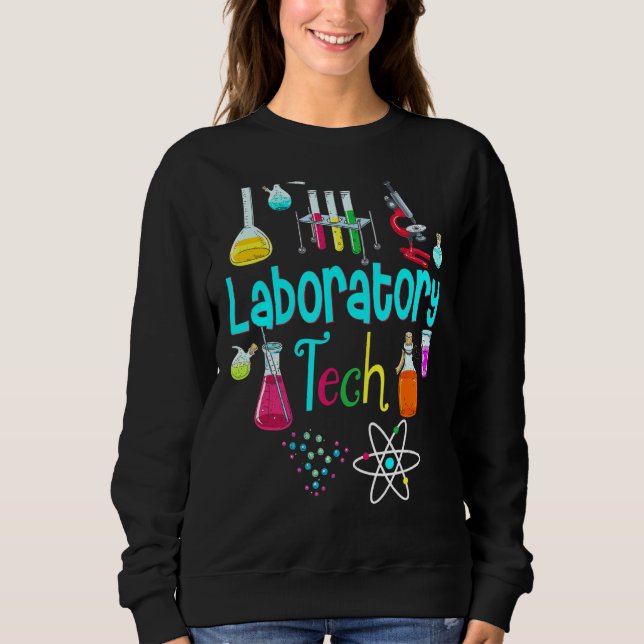 Laboratorietekniker Lab Tech Scientist T Shirt (Framsida)