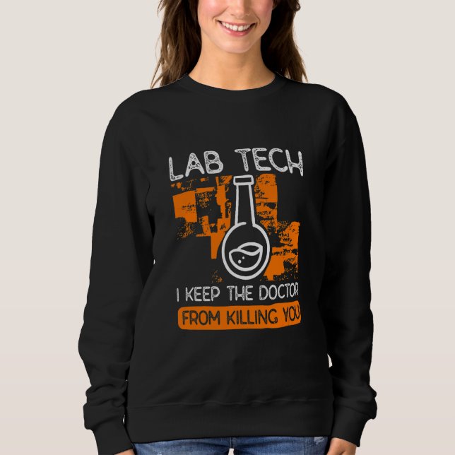 Laboratorietekniker Lab Techs Behålla Doktor FR T Shirt (Framsida)