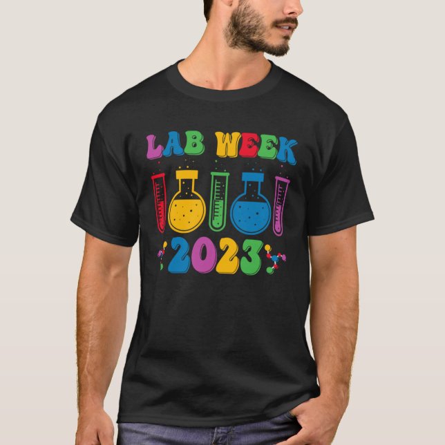 Laboratorietekniker Laboratorieundersökning Vecka  T Shirt (Framsida)