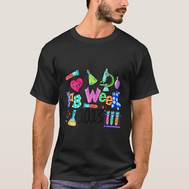 Laboratorietekniker S.k. Laboratorievecka 2023 T Shirt (Framsida)