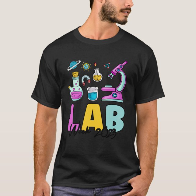 Laboratorietekniker S.k. Laboratorievecka 2023 T Shirt (Framsida)