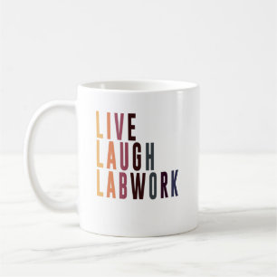 Laboratorietekniker vid Lab Tech Student Gift Kaffemugg