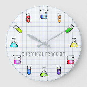 Laboratorietestudier Kemi Lab Work Science Stor Klocka