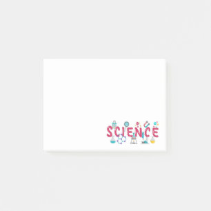 Laboratorieutrustning inom vetenskap post-it block