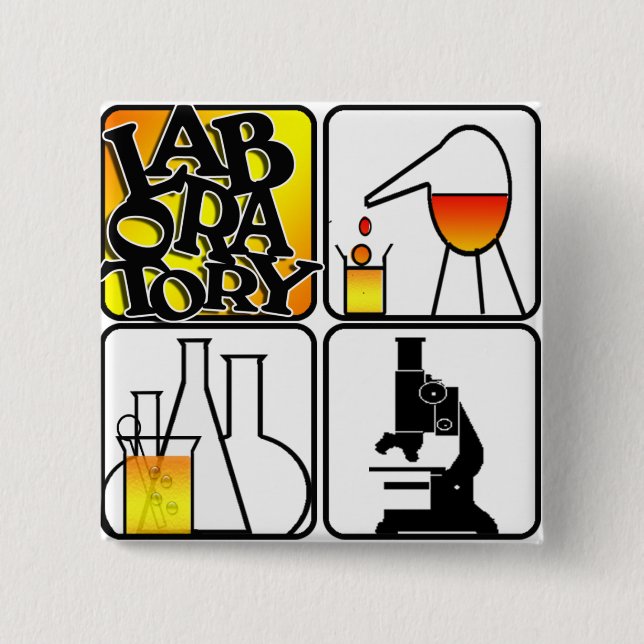 LABORATORIUM 4 KVADRERAR - DRYCKESKÄRLAR/MIKROSKOP KNAPP (Framsida)