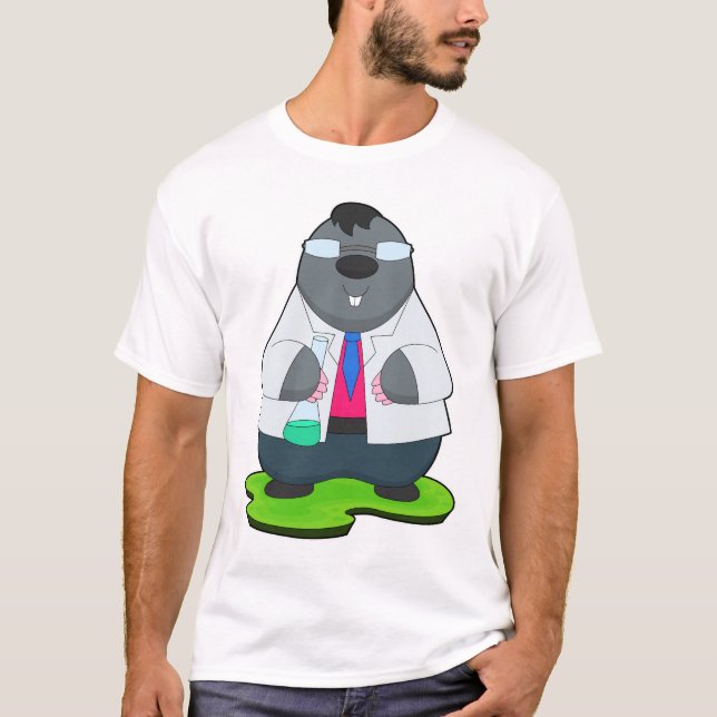 Laboratorium för laboratorietester av mässling t shirt (Framsida)