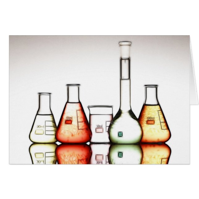 laboratorium hälsningskort (Framsidan Horizontal)