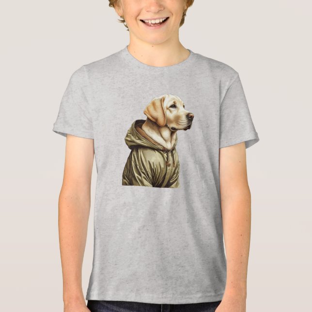 Laboratorium/hund om jakt t shirt (Framsida)