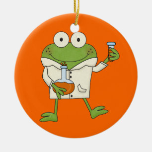 Laboratoriumgroda Julgransprydnad Keramik