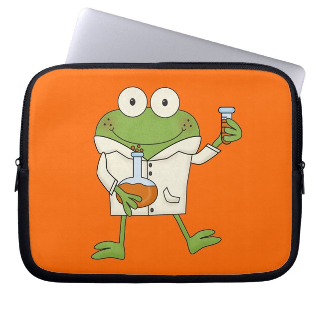 Laboratoriumgroda Laptop Sleeve (Framsidan)