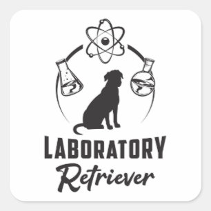 Laboratory Labrador Retriever Hund älskare Funny G Fyrkantigt Klistermärke