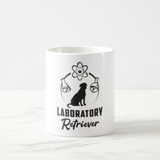 Laboratory Labrador Retriever Hund älskare Funny G Kaffemugg (Center)