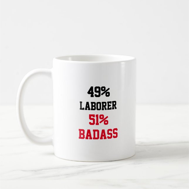 Laborer Badass Kaffemugg (Vänster)