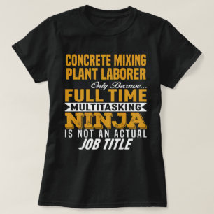 Laborer för betongblandningsanläggning t shirt