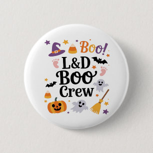 Labour and Delivery Nurse Halloween Pumpkin Ghost  Knapp