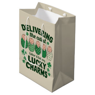 Labour & Delivery Lucky Charm Nurse Shamrock
