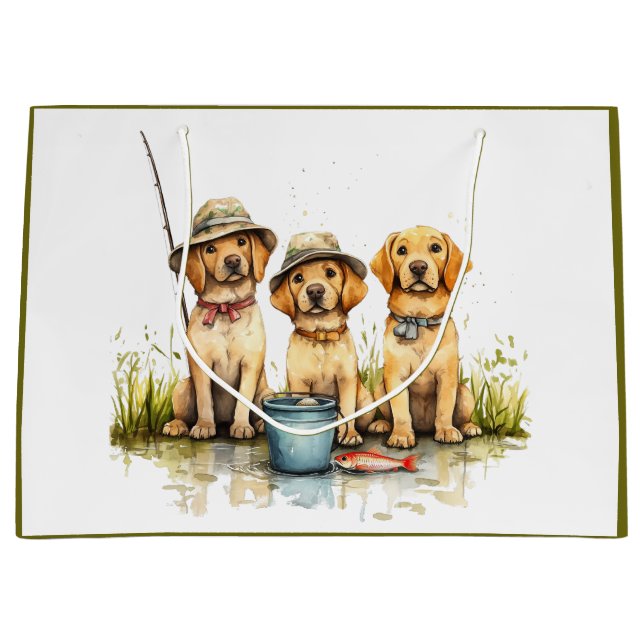 Labour Retriever Hundar Fishing (Framsidan)
