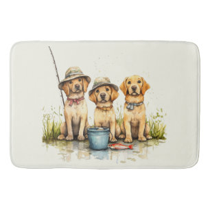 Labour Retriever Hundar Fishing Badrumsmatta