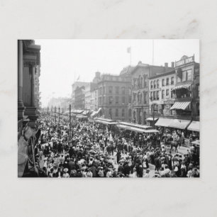 Labourdagen Crowd, Buffalo, NY: 1900 Vykort