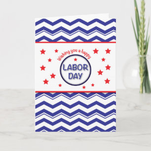 Labourdagen, Patriotic Chevron Rand, Stars RW&B Kort