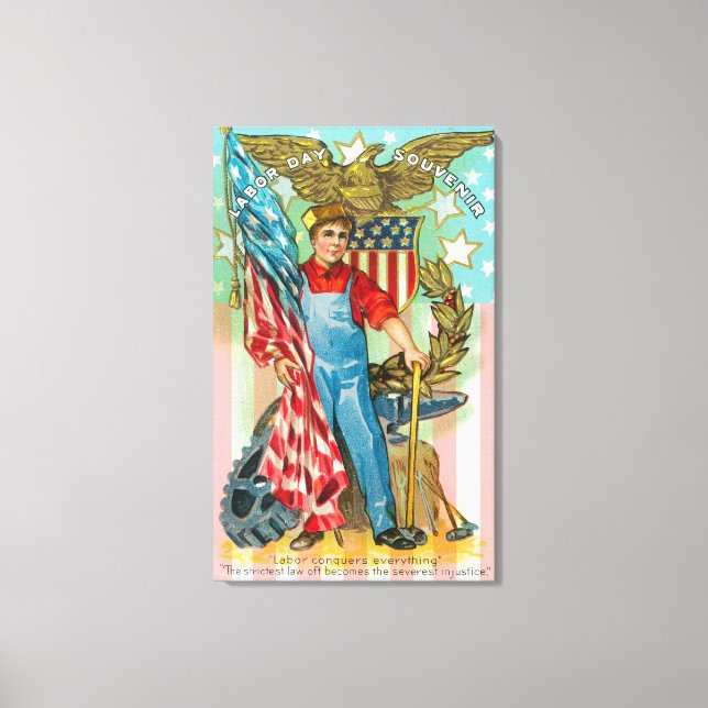 Labourdagen Souvenir Canvastryck (Framsida)