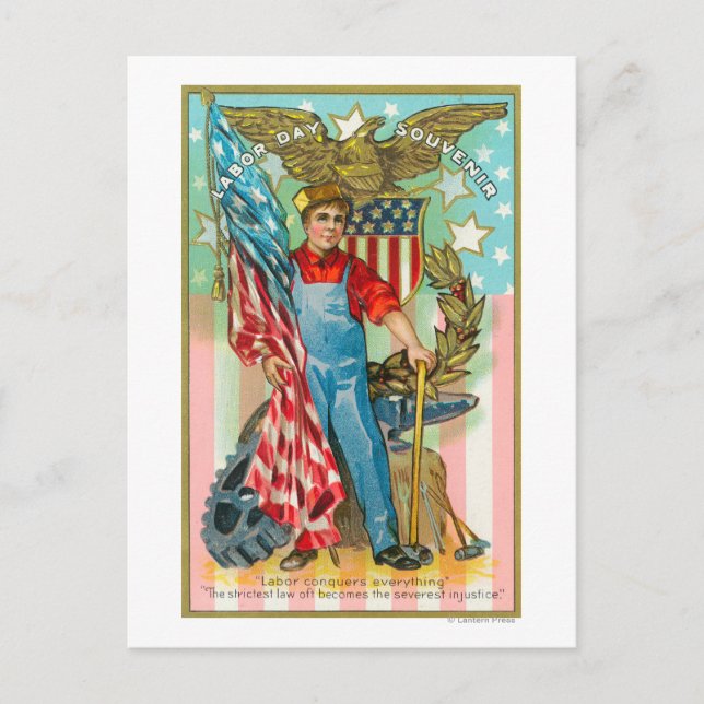 Labourdagen Souvenir Vykort (Framsida)