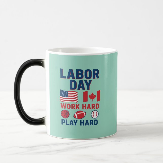 Labourdagen Sports Mugg - USA och Kanada (Vänster)