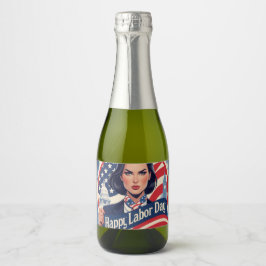 Labourdagen Vin-etiketter - Patriotic Firande Gift