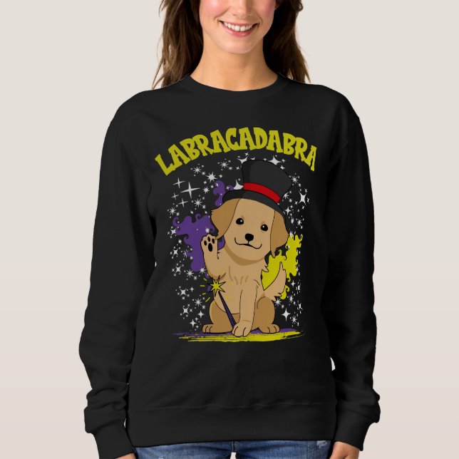 Labracadabra Labrador Retriever T Shirt (Framsida)