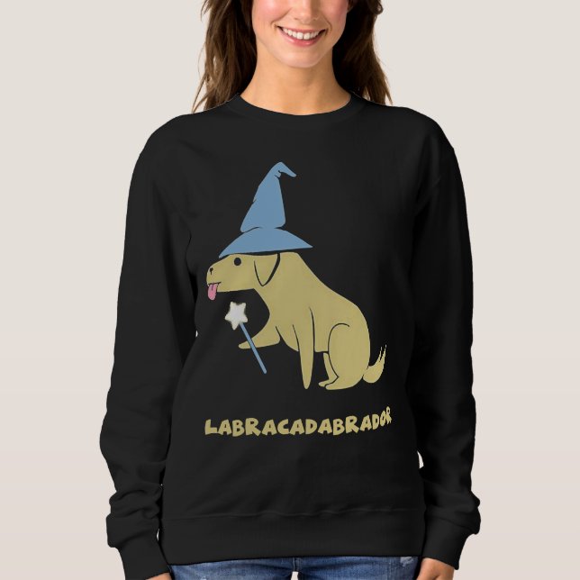 Labracadabrador Magic Hund T Shirt (Framsida)