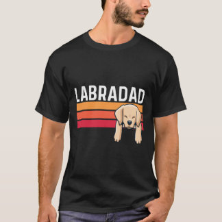 Labradad labrador hund pappa manar gul lab ägare T Shirt