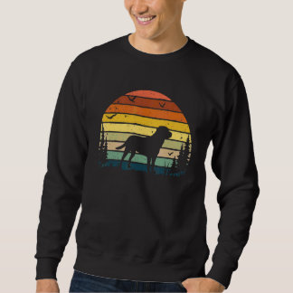 Labradane Vintage Retro Mamma Pappa Hund Lång Ärmad Tröja