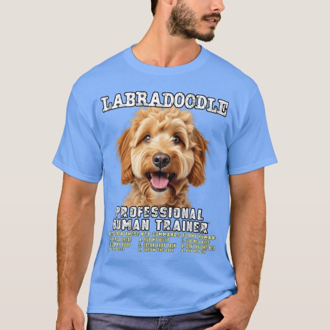 Labradle Professional Hurainer Labra Doodle style T Shirt (Framsida)