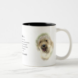 Labradoodle älskaregåvor Två-Tonad mugg