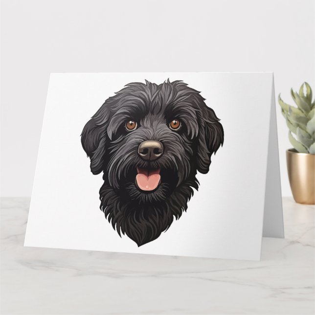 Labradoodle Black Hund Kort (Liten växt)