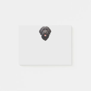 Labradoodle Black Hund Post-it Block
