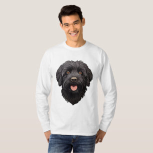 Labradoodle Black Hund T Shirt
