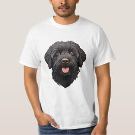 Labradoodle Black Hund T Shirt