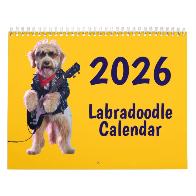 Labradoodle Calendar Kalender (Omslag)