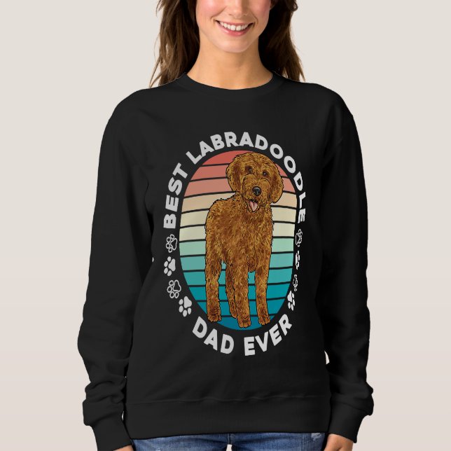 Labradoodle Dog  Best Labradoodle Dad Ever T Shirt (Framsida)