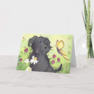 Labradoodle Doodle Hund / Tack You Card Kort